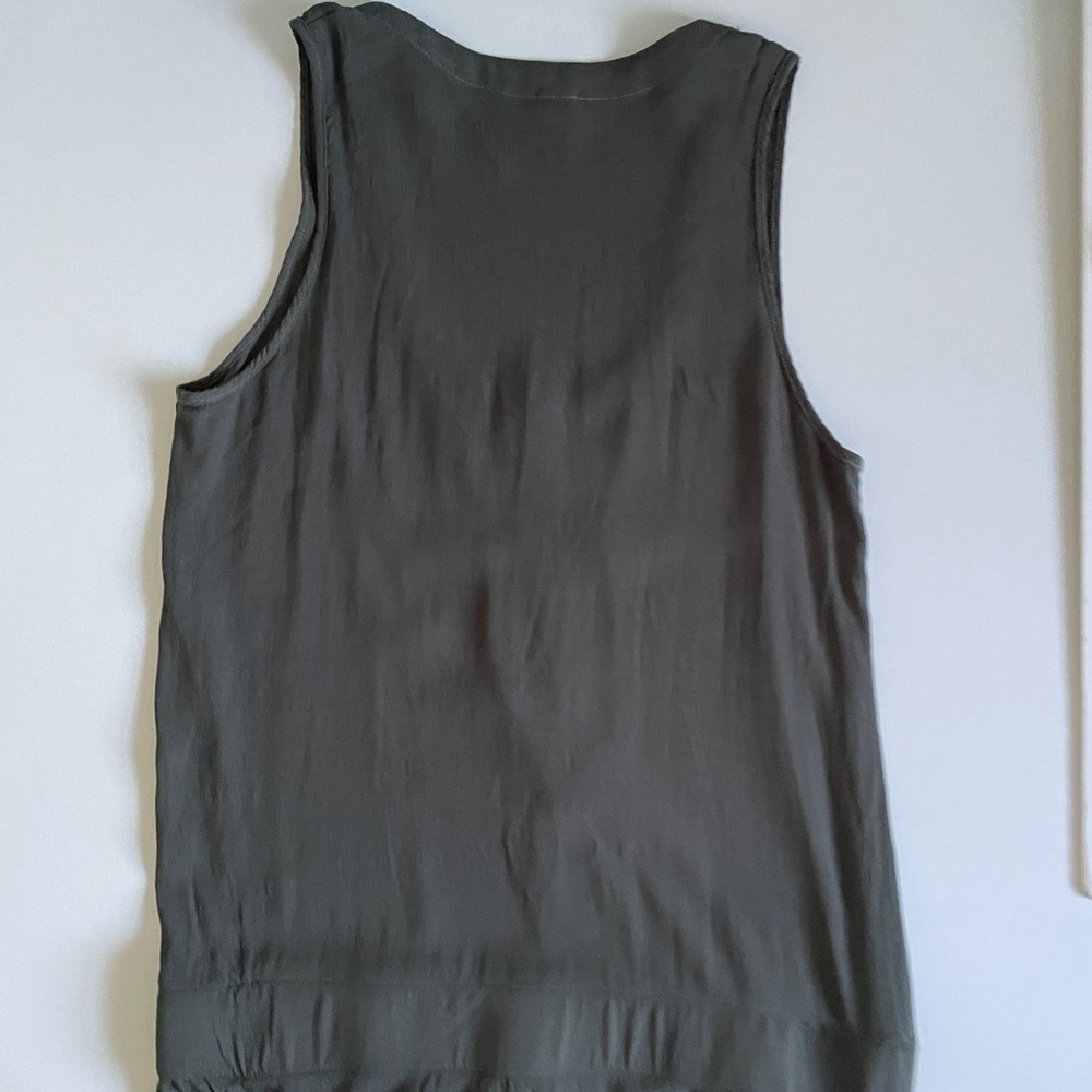 Monrow Camo Creepe Jumpsuit Sleeveless Size L - Picture 4 of 15